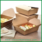 Kraft Paper Lunch Box Taking Away Box